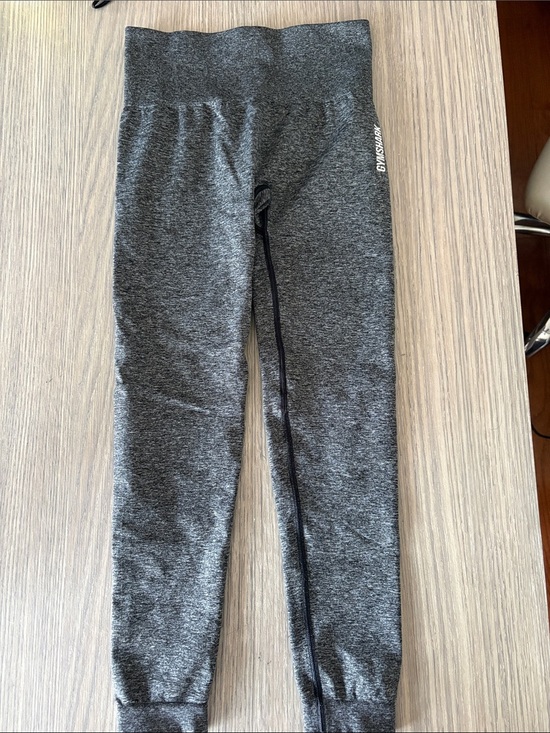 Gymshark Pants - Gymshark Vital Seamless Gray Marl Leggings Small High Waisted